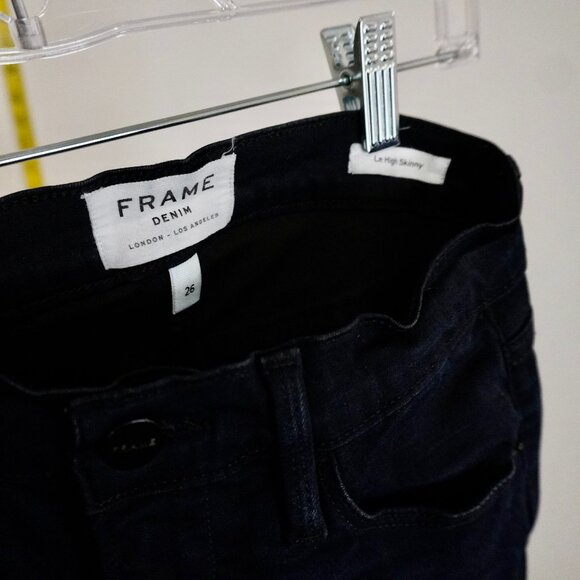 frame Denim Black skinny jeans size 26 - Picture 1 of 6